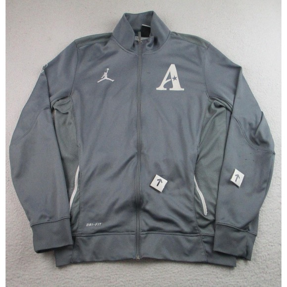 Jordan Other - Nike Jordan‎ Dri-FIT Jacket Mens Medium Gray Full Zip Track Jumpman 696736-065